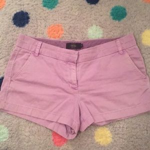 J. Crew light Purple Chino Shorts size 10